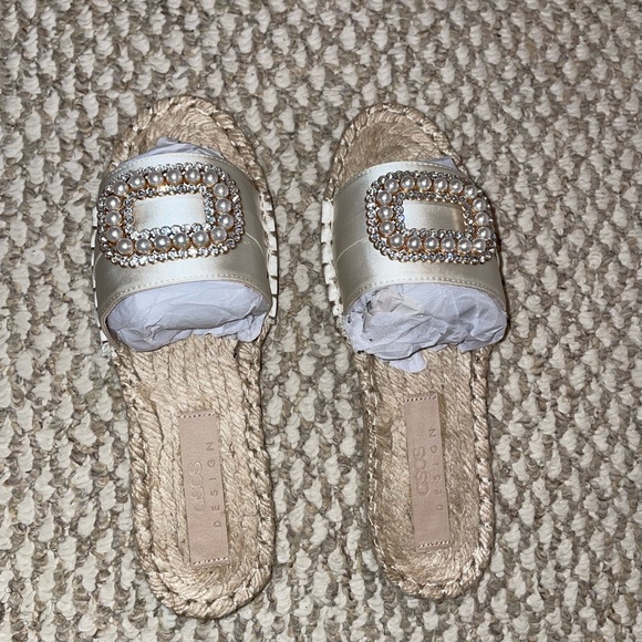 ASOS Shoes - Pearl and rhinestone espadrilles